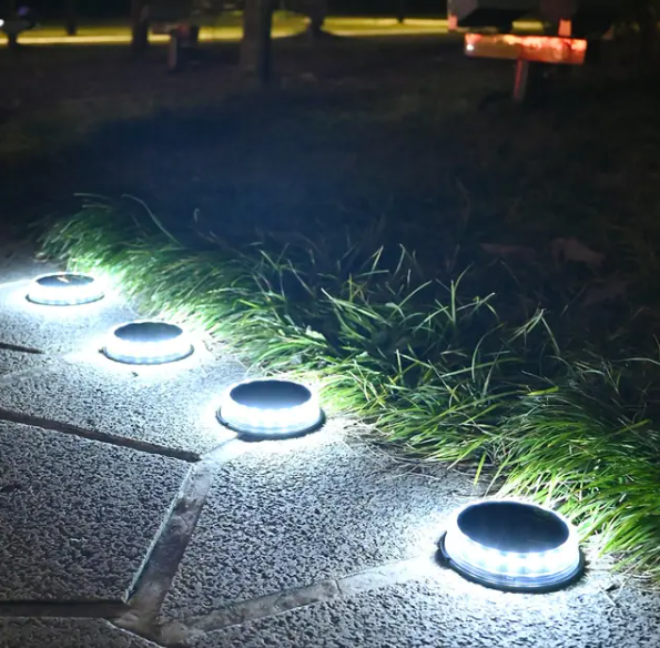 Pack de 4 Luces Solares, decoración de exteriores