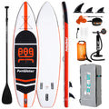 FunWater SUP Tabla de Paddle Surf Inflable de 11x33x6, Ultraligera con Accesorios ISUP, Aletas, Pala Ajustable, Bomba, Mochila, Correa y Bolsa Impermeable