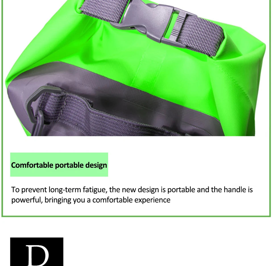 Dry Bag Waterproof for Women Men,5L/10L/15L/20L/30L Outdoor Sport PVC Backpack for Kayaking, Boating, Fishing, Swimming,Camping