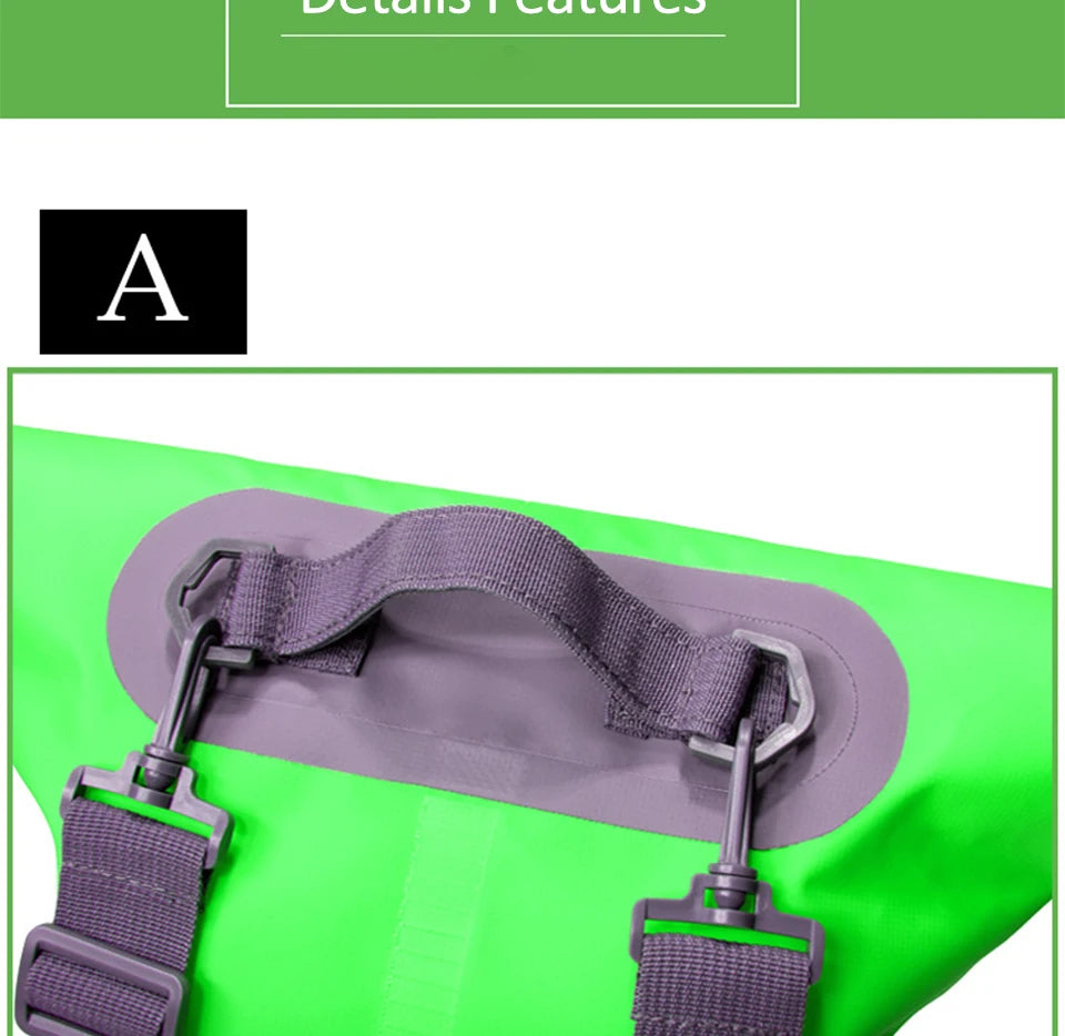 Dry Bag Waterproof for Women Men,5L/10L/15L/20L/30L Outdoor Sport PVC Backpack for Kayaking, Boating, Fishing, Swimming,Camping