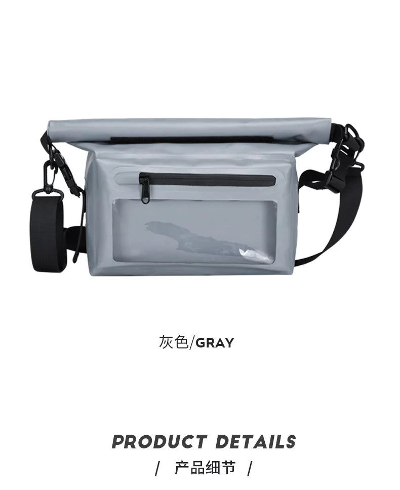 Waterproof Dry Bag For Kayak Swimming Trekking Boating Floating PVC Hiking Bags Mobile Phone Pouch Rafting Storage Shouler Bag
