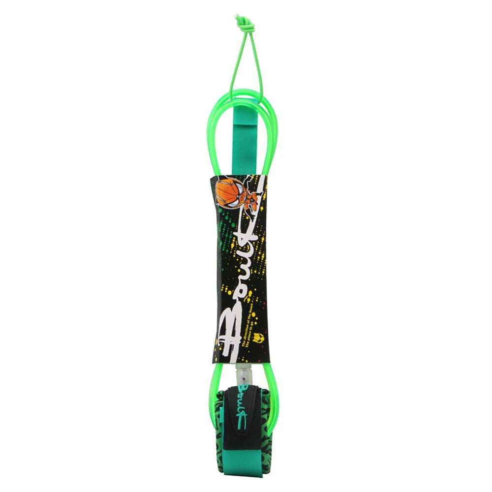 Surf Leash 7mm Thick 6ft/8ft Straight Surfboard Leash SUP Leg Rope 7mm Thick TPU Cord Sup Leash