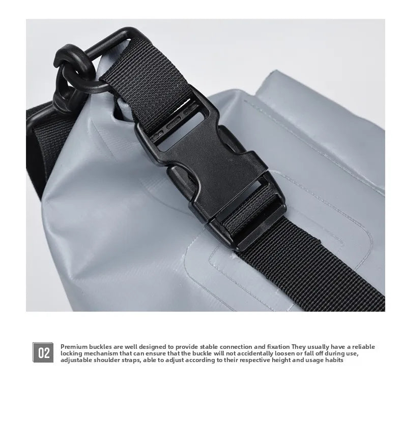 Waterproof Dry Bag For Kayak Swimming Trekking Boating Floating PVC Hiking Bags Mobile Phone Pouch Rafting Storage Shouler Bag