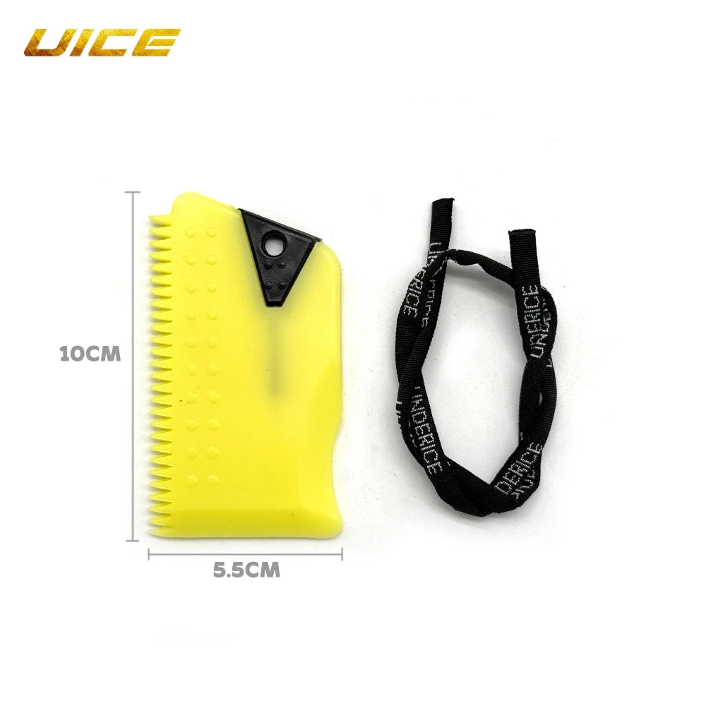 UICE Wax Comb Widen Surfboard SUP Wax Remove Comb With 316L Stainless Steel Fin Key For Water Sports Surf Surfing Accessories