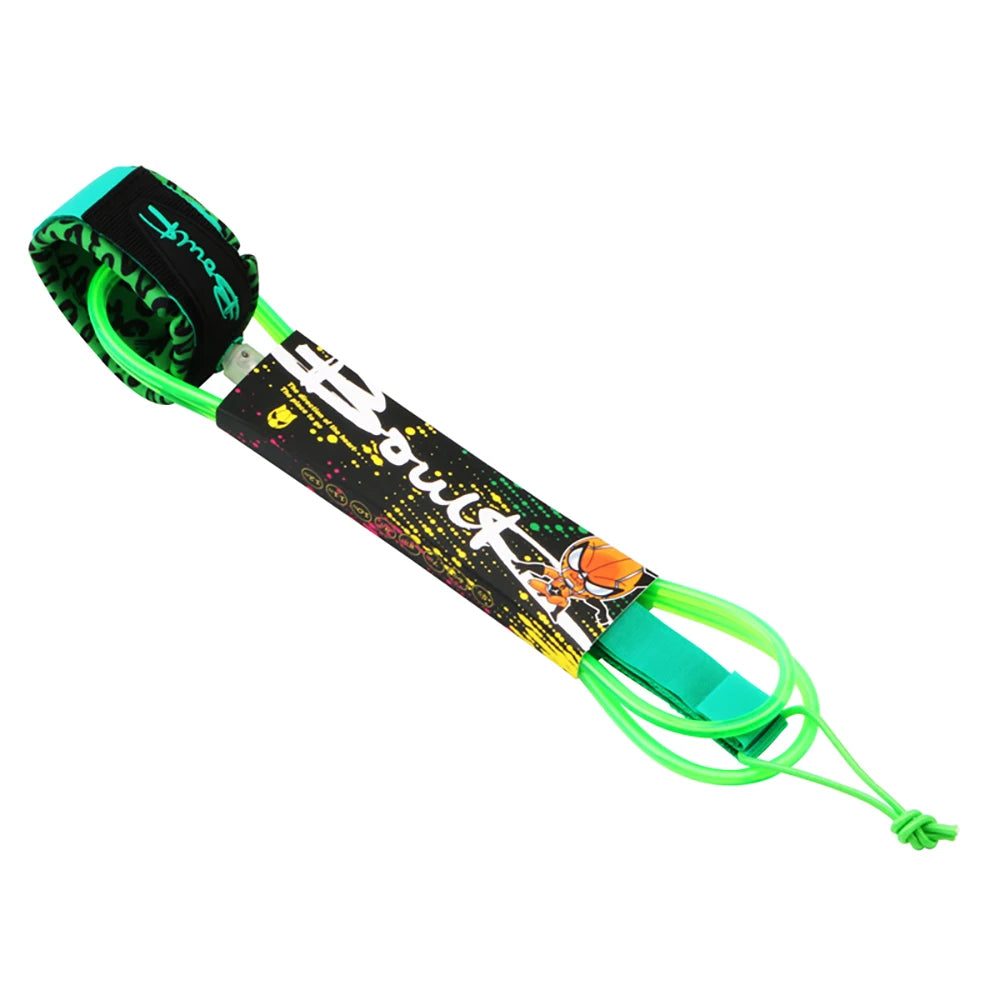 Surf Leash 7mm Thick 6ft/8ft Straight Surfboard Leash SUP Leg Rope 7mm Thick TPU Cord Sup Leash