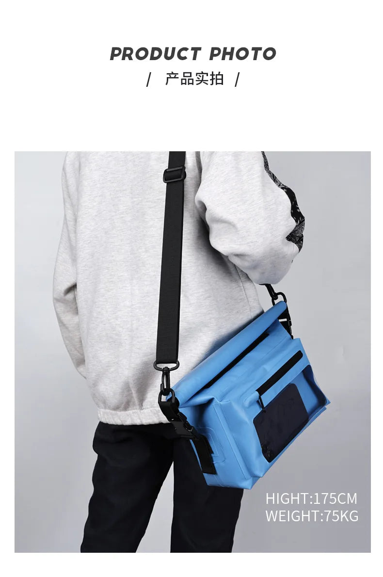 Waterproof Dry Bag For Kayak Swimming Trekking Boating Floating PVC Hiking Bags Mobile Phone Pouch Rafting Storage Shouler Bag