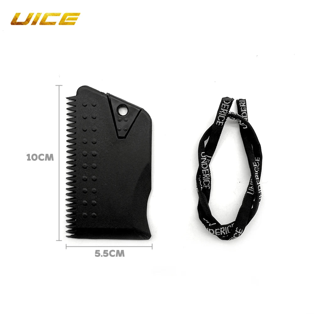 UICE Wax Comb Widen Surfboard SUP Wax Remove Comb With 316L Stainless Steel Fin Key For Water Sports Surf Surfing Accessories