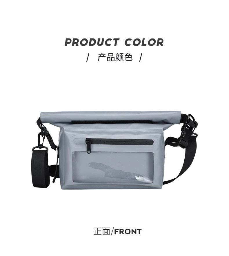 Waterproof Dry Bag For Kayak Swimming Trekking Boating Floating PVC Hiking Bags Mobile Phone Pouch Rafting Storage Shouler Bag