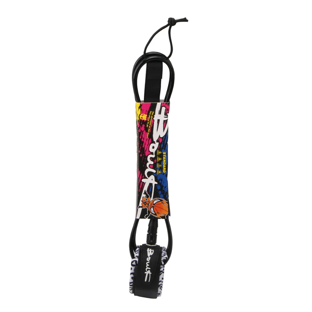 Surf Leash 7mm Thick 6ft/8ft Straight Surfboard Leash SUP Leg Rope 7mm Thick TPU Cord Sup Leash
