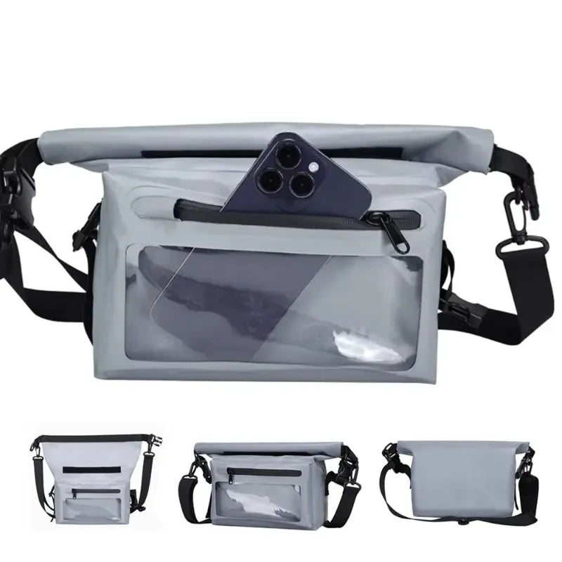 Waterproof Dry Bag For Kayak Swimming Trekking Boating Floating PVC Hiking Bags Mobile Phone Pouch Rafting Storage Shouler Bag