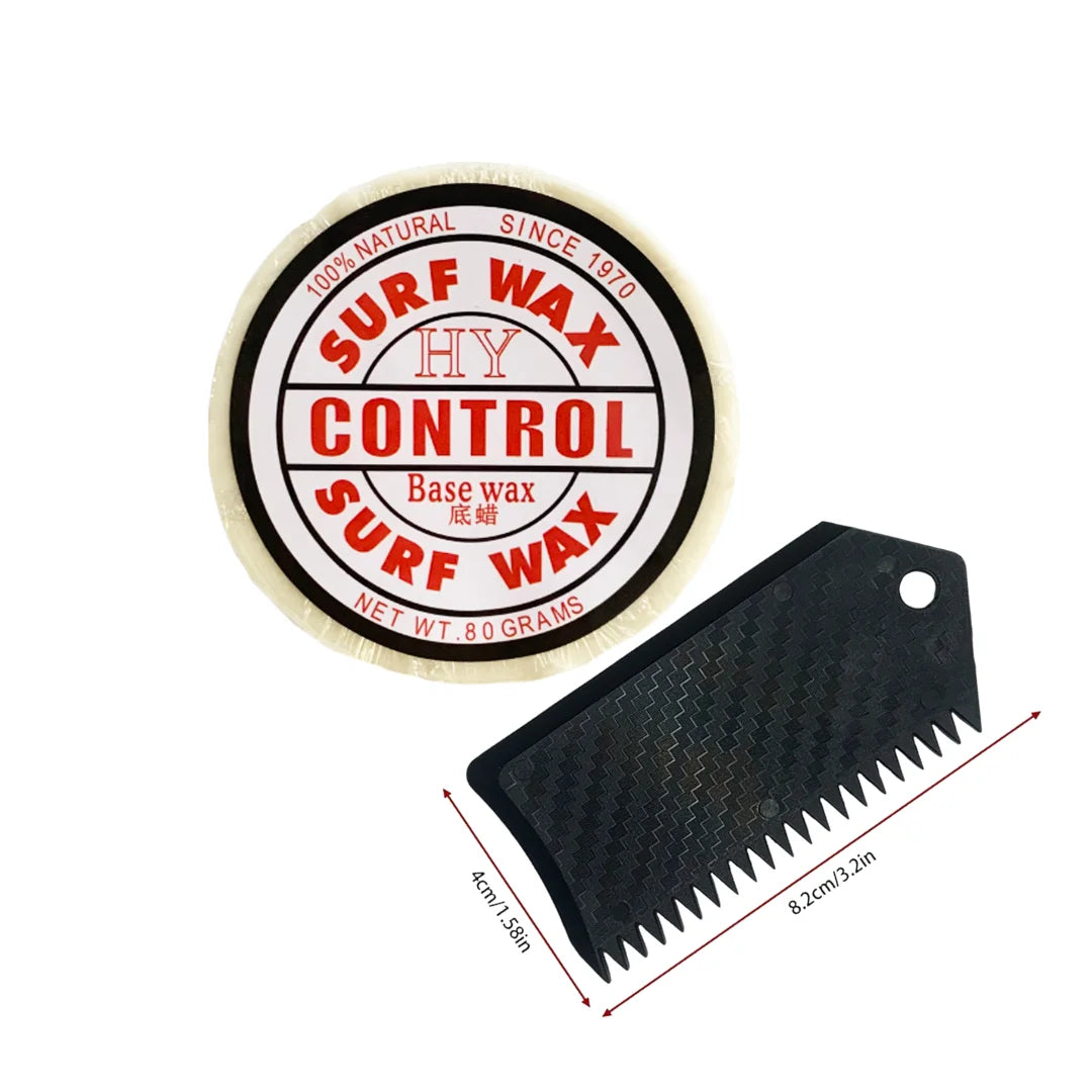 Surfboard Wax Anti-slip Surf Cold Wax Warm/Cool/Tropical Water Surf Wax/Base Wax Professional Surf Wax Comb Board Maintenance