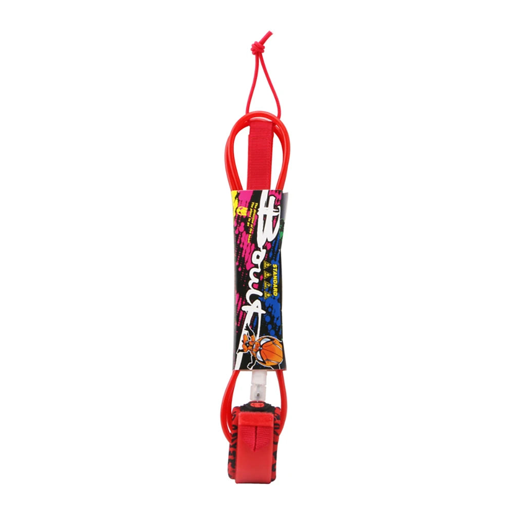 Surf Leash 7mm Thick 6ft/8ft Straight Surfboard Leash SUP Leg Rope 7mm Thick TPU Cord Sup Leash