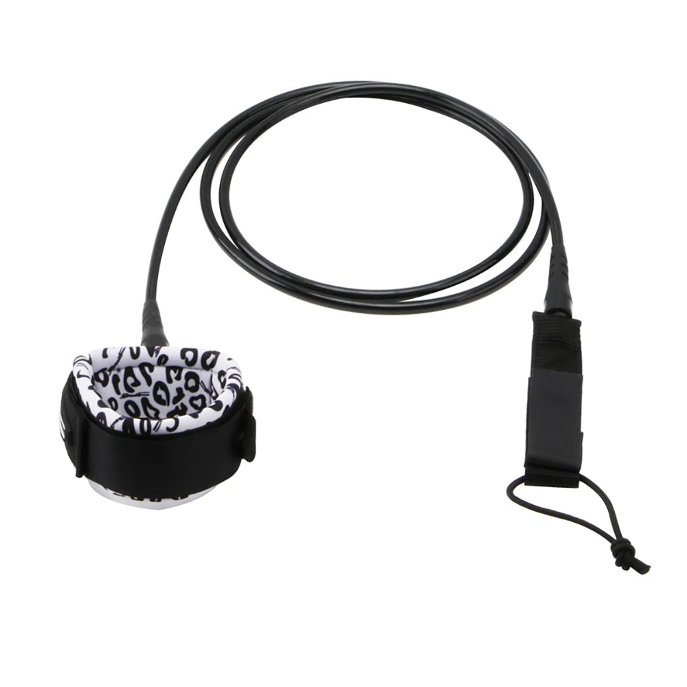 Surf Leash 7mm Thick 6ft/8ft Straight Surfboard Leash SUP Leg Rope 7mm Thick TPU Cord Sup Leash