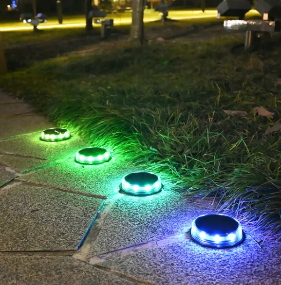 Pack de 4 Luces Solares, decoración de exteriores