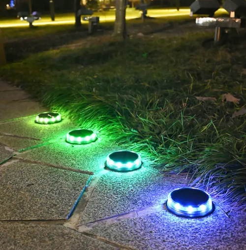 Pack de 4 Luces Solares, decoración de exteriores